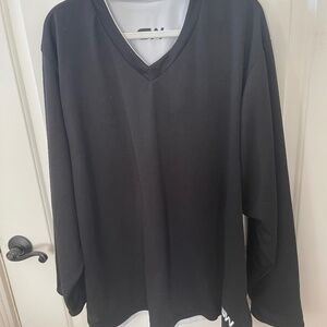 reverseable game shirt black/white med